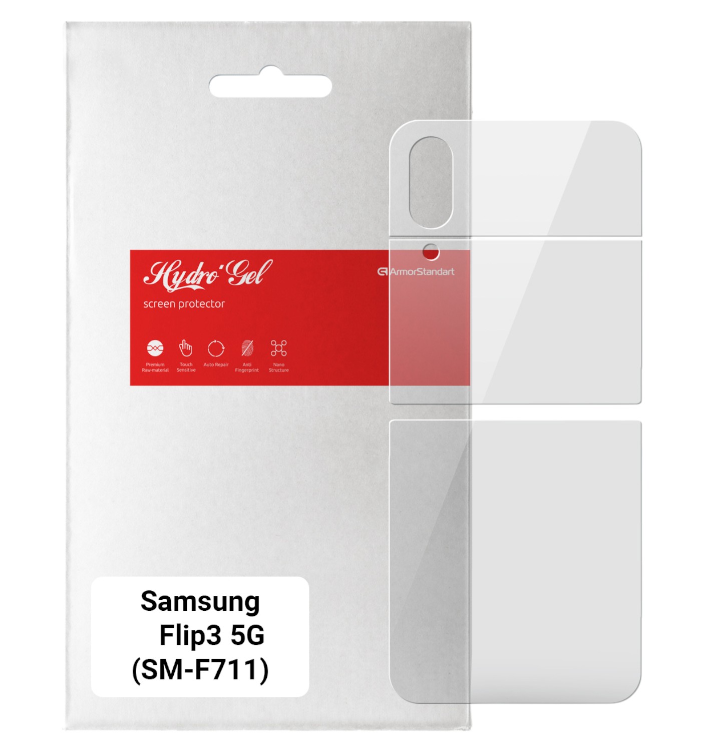 Защитная пленка для смартфона Armorstandart на заднюю панель Samsung Flip3 5G (SM-F711) (ARM64888) - Фото 1