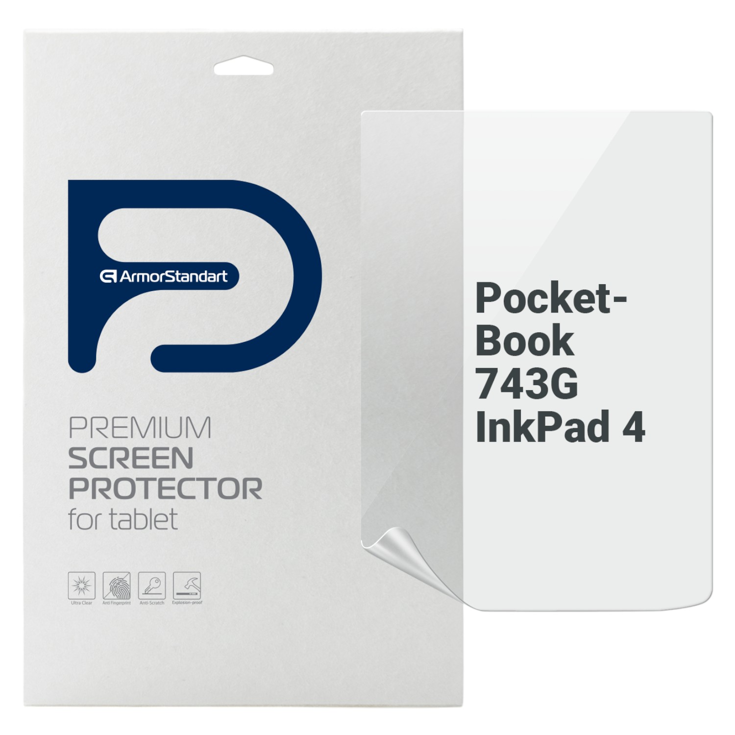 Защитная пленка для электронной книги Armorstandart for PocketBook 743G InkPad 4 (ARM70875) - Фото 1