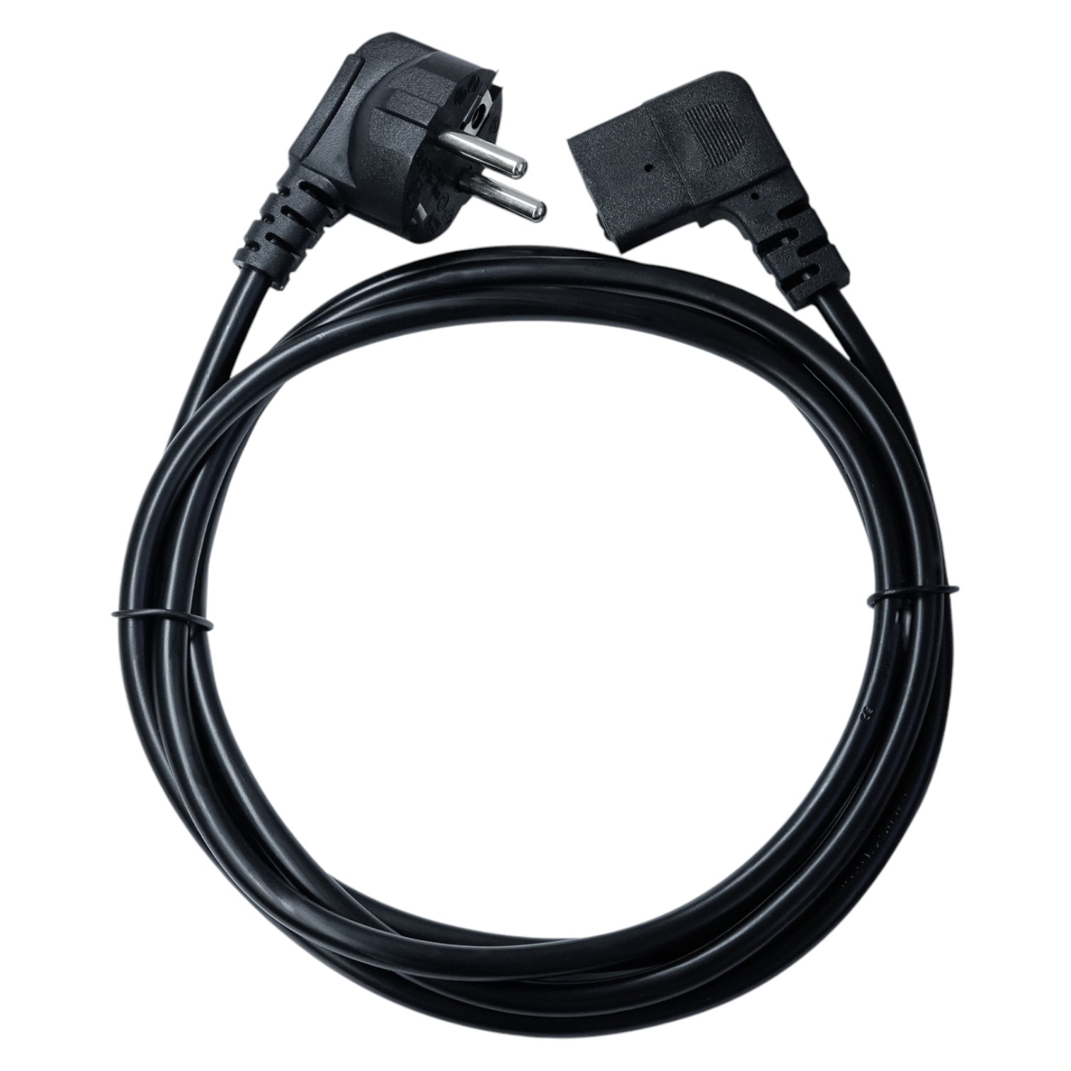 Кабель питания Armorstandart CEE 7/7 - С13 угловой 1.8м Black (ARM73124) - Фото 1