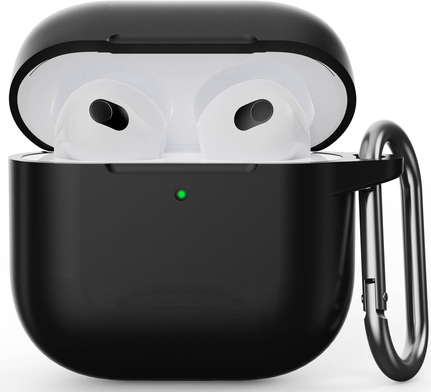 Чехол для наушников Armorstandart Hang Case for Apple AirPods 4 Black (ARM81277) - Фото 1