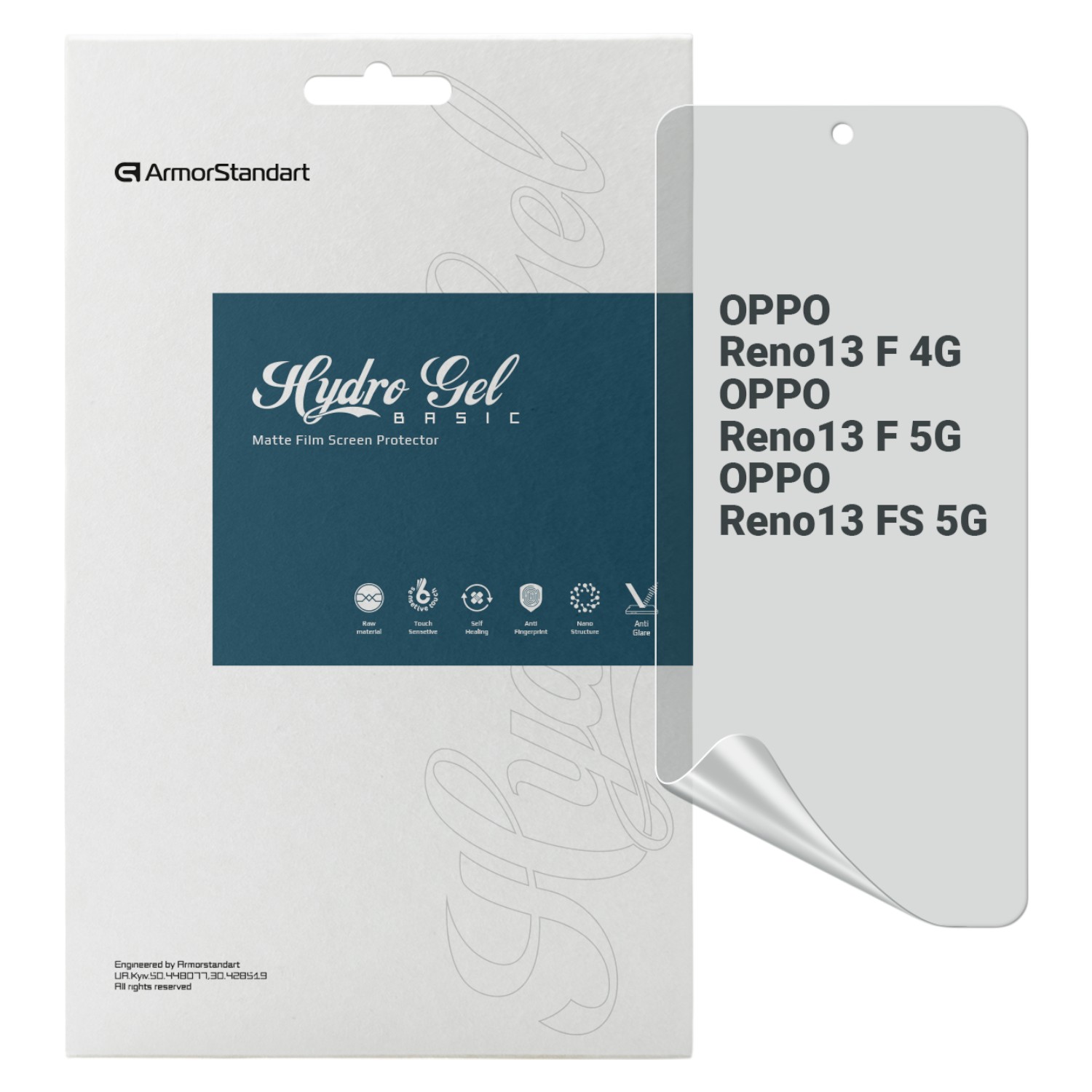 Защитная пленка для смартфона Armorstandart Matte for OPPO Reno13 F 4G / Reno13 F 5G / Reno13 FS 5G (ARM82918) - Фото 1