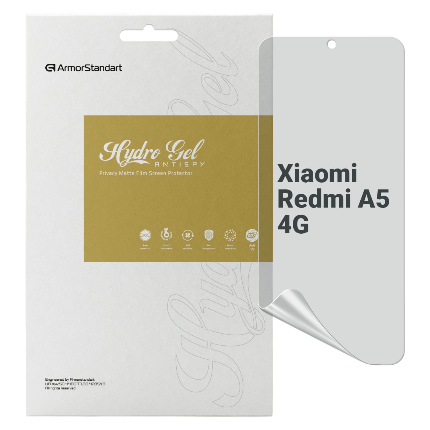 Защитная пленка для смартфона Armorstandart Anti-spy for Xiaomi Redmi A5 4G (ARM84716) - Фото 1