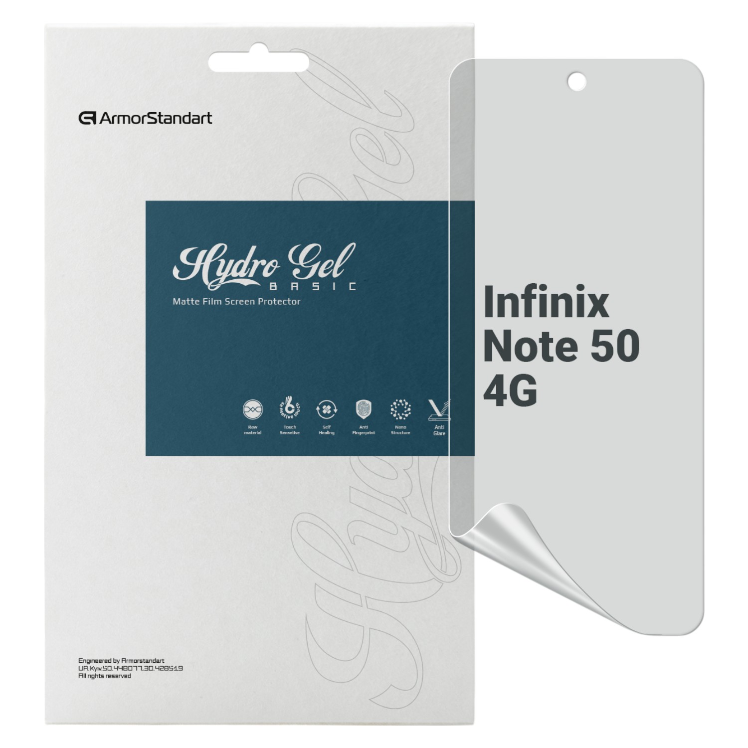 Защитная пленка для смартфона Armorstandart Matte for Infinix Note 50 4G (ARM84739) - Фото 1