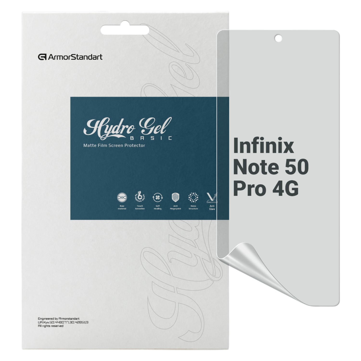Защитная пленка для смартфона Armorstandart Matte for Infinix Note 50 Pro 4G (ARM84740) - Фото 1