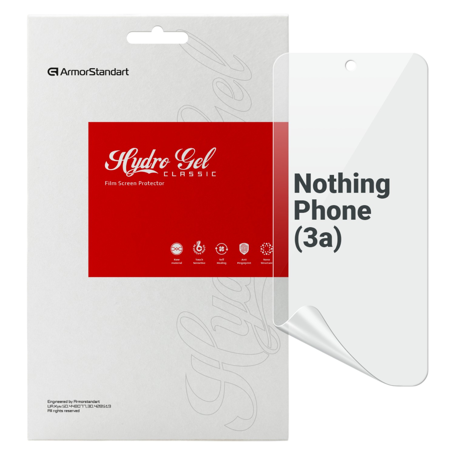 Защитная пленка для смартфона Armorstandart for Nothing Phone (3a) (ARM85460) - Фото 1