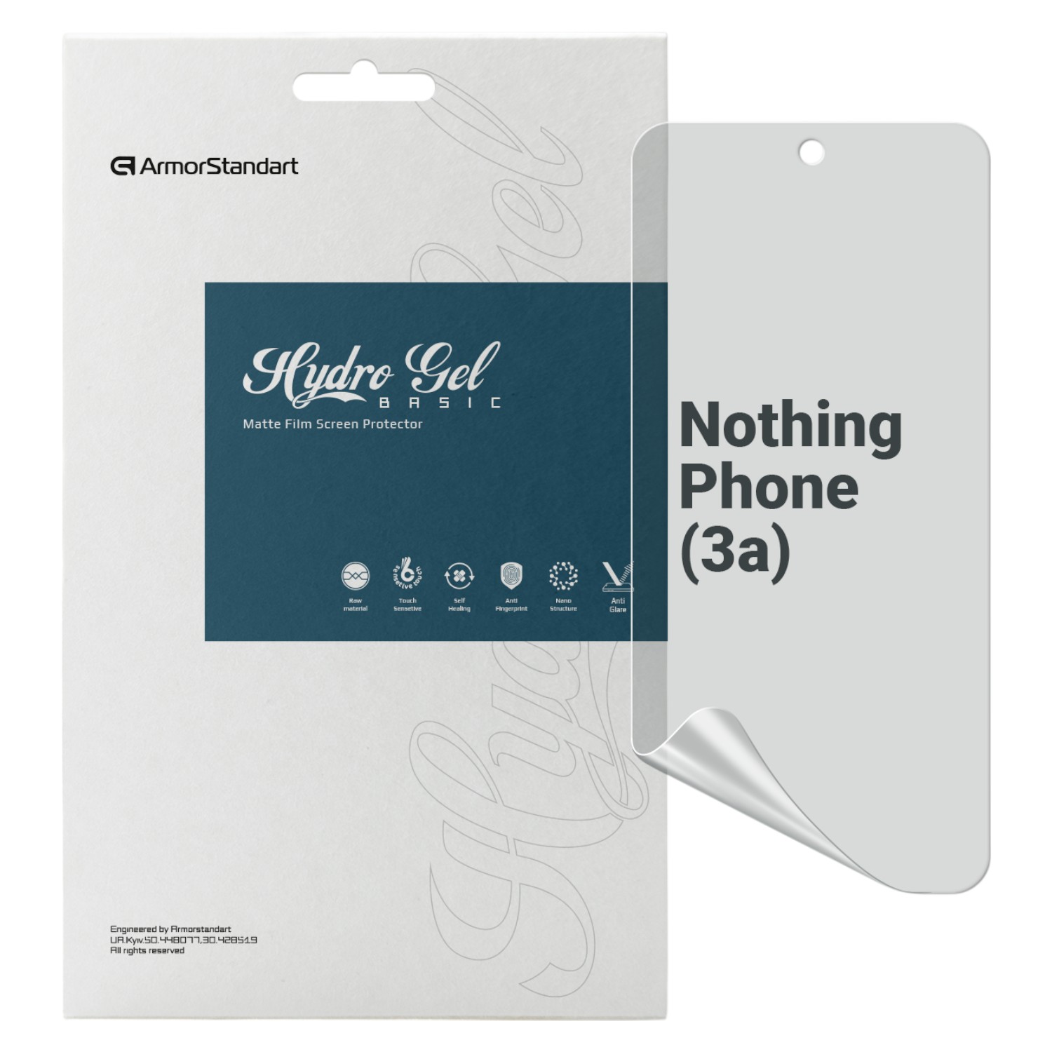 Защитная пленка для смартфона Armorstandart Matte for Nothing Phone (3a) (ARM85463) - Фото 1