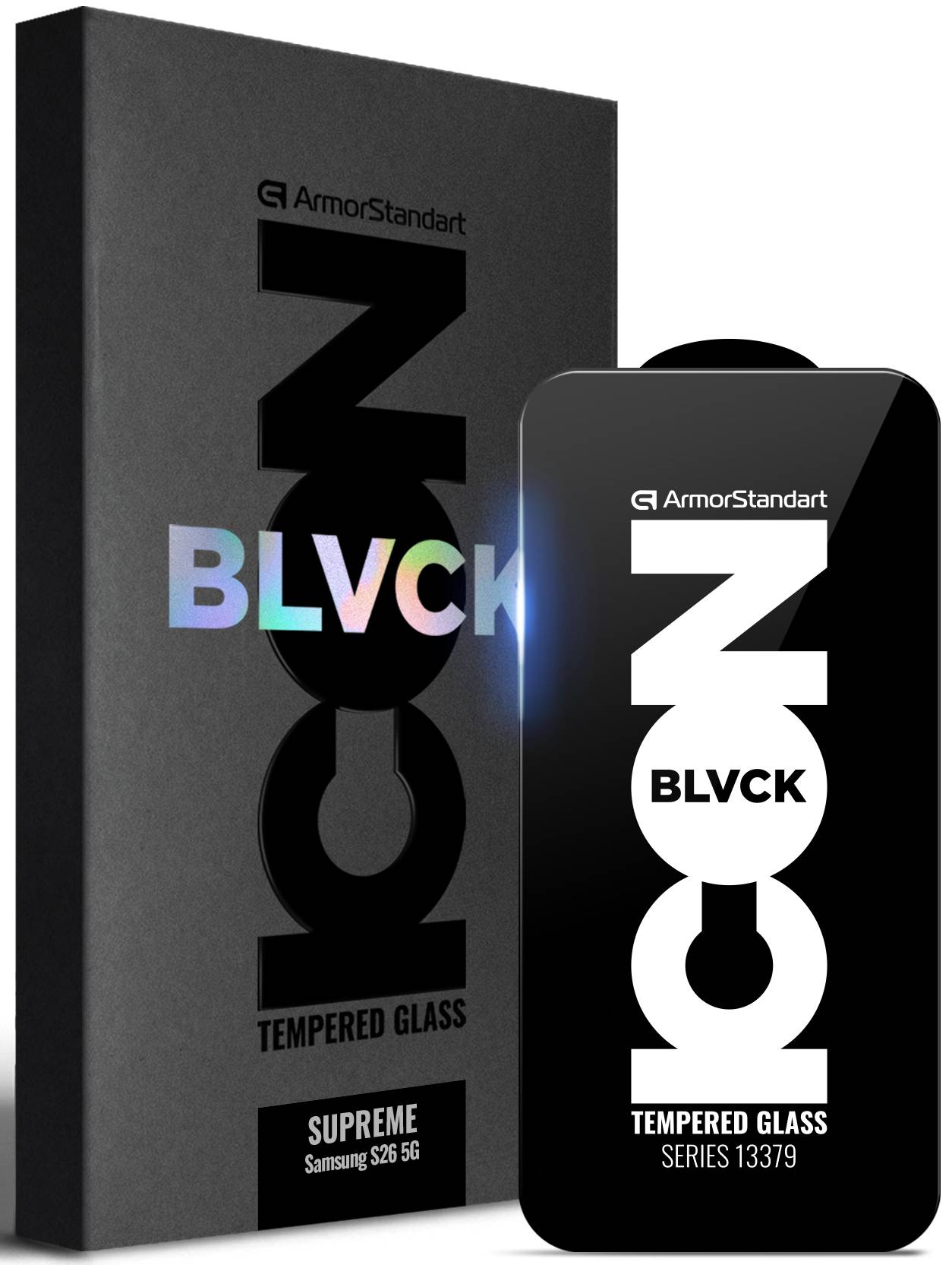 Захисне скло для смартфону Armorstandart Supreme Black Icon for Samsung S26 5G (ARM89253) - Фото 1