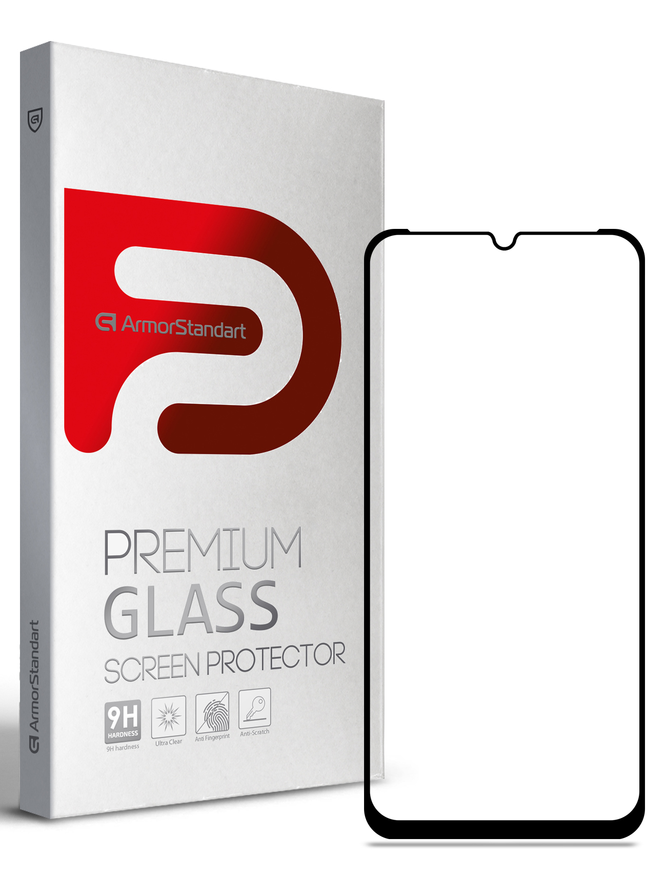 Защитное стекло для смартфона Armorstandart Full Glue for ZTE Blade V2021 5G Black (ARM58220) - Фото 1