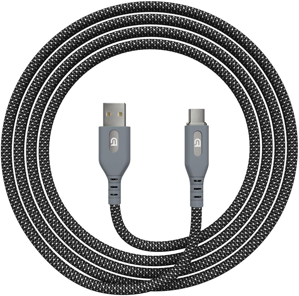 Кабель синхронизации данных Armorstandart AR18 Magnetic USB Type A to USB Type-C 3A 1m Black (ARM75514) - Фото 1