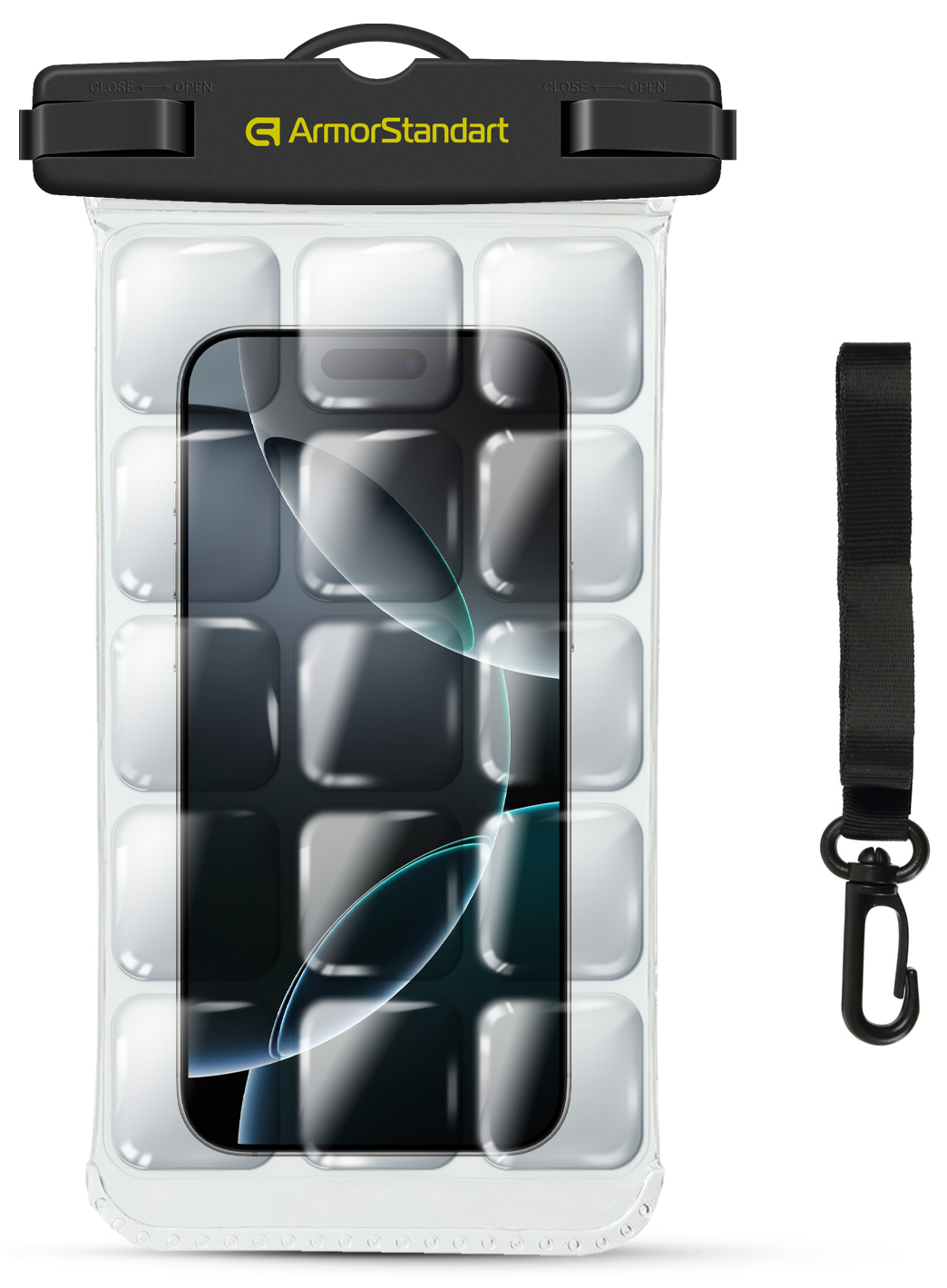Чохол для смартфону Armorstandart CapsulePro Waterproof Floating Case Black (ARM59232) - Фото 1