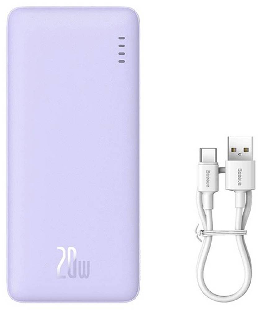 Купити Батарея мобільна Baseus Airpow 20000mAh QC+PD 20W Purple (P10022804513-00) - Фото 1 Батарея мобільна Baseus Airpow 20000mAh QC+PD 20W Purple (P10022804513-00) - Фото 1