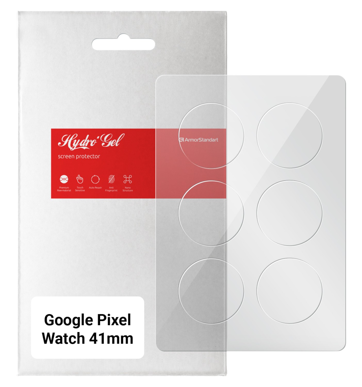 Защитная пленка для смарт-часов Armorstandart for Google Pixel Watch / Pixel Watch 2 6 шт. (ARM65227) - Фото 1
