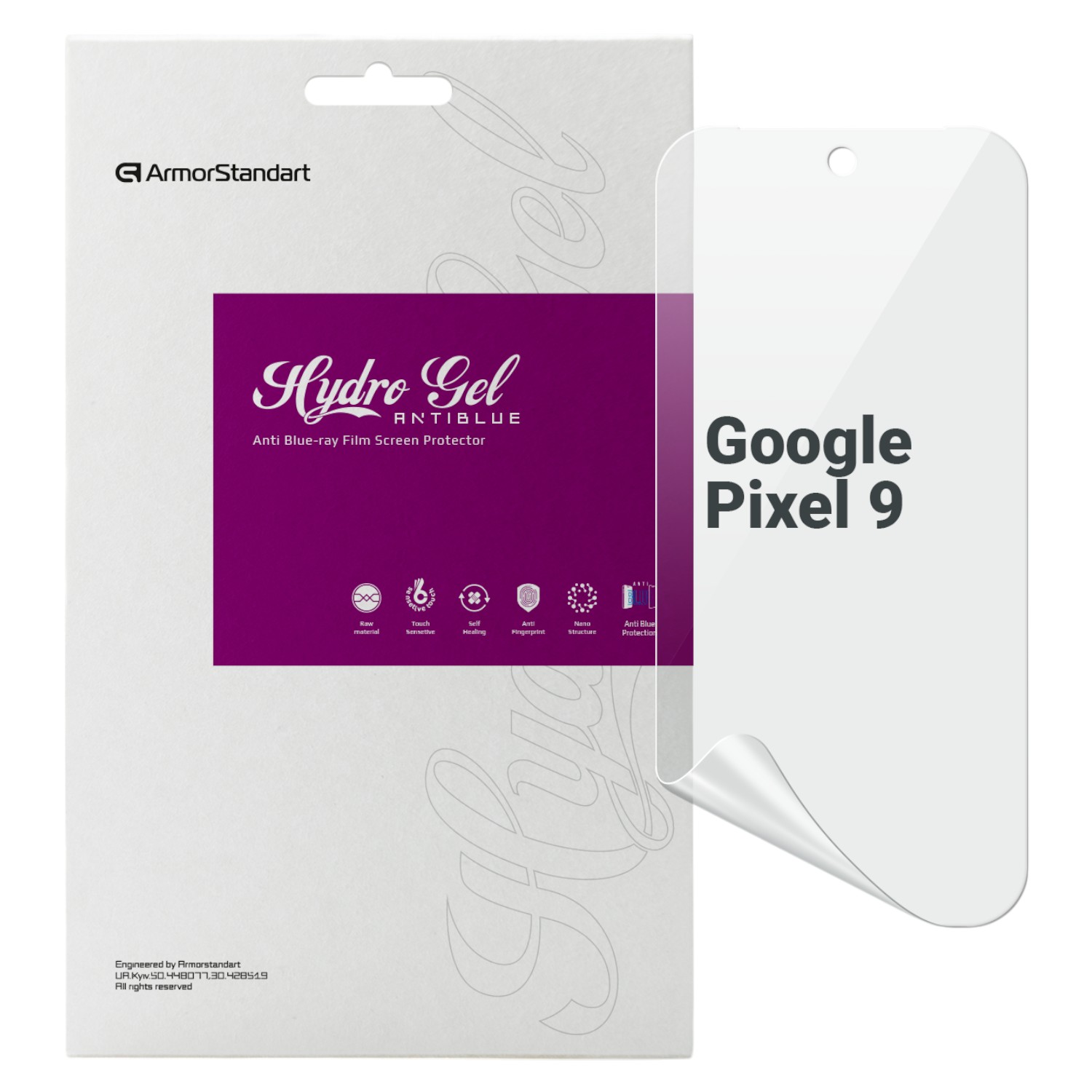 Защитная пленка для смартфона Armorstandart Anti-Blue for Google Pixel 9 (ARM74676) - Фото 1