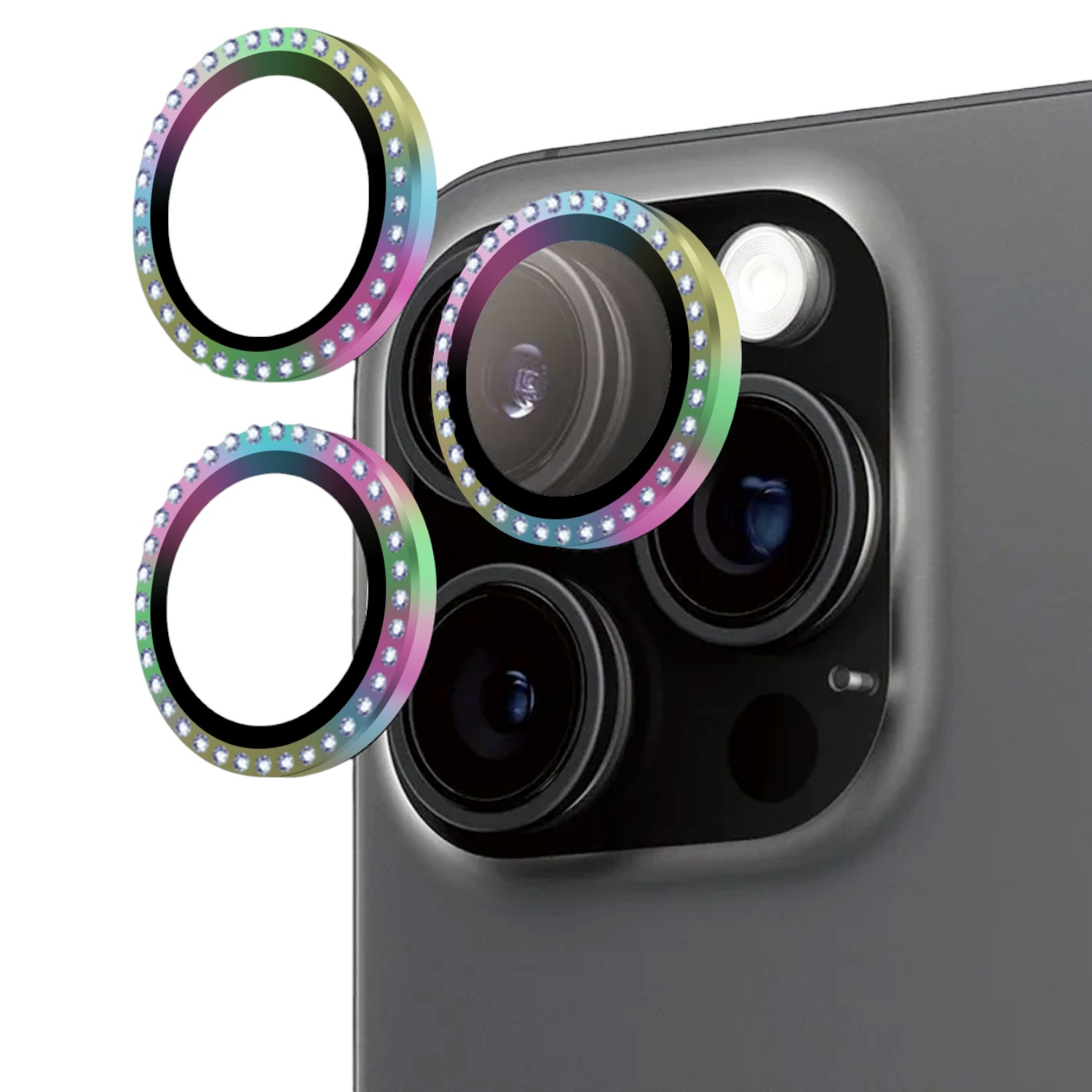 Защитное стекло для смартфона Armorstandart для камеры AR for iPhone 16 Pro / 16 Pro Max Crystal (ARM79415) - Фото 1