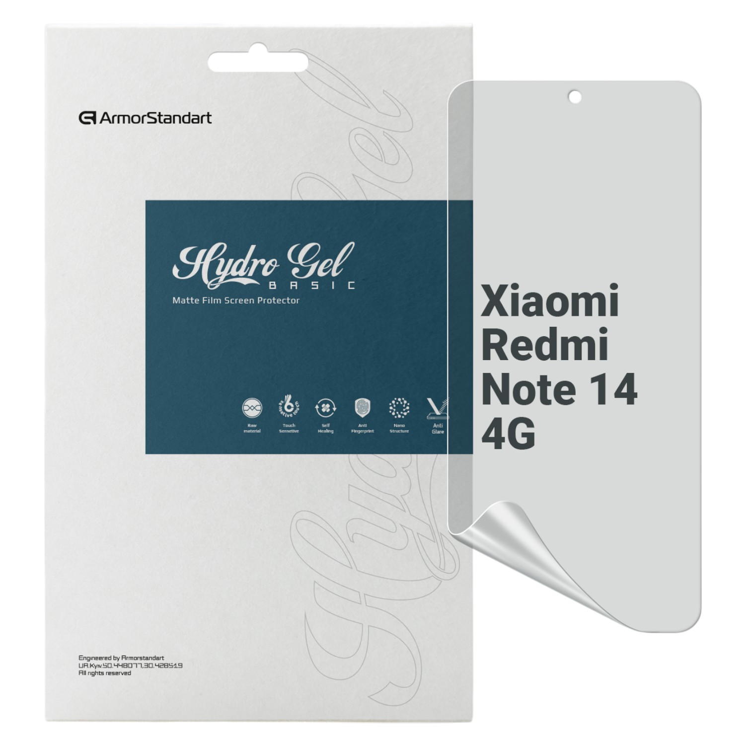 Защитная пленка для смартфона Armorstandart Matte for Xiaomi Redmi Note 14 4G (ARM79655) - Фото 1