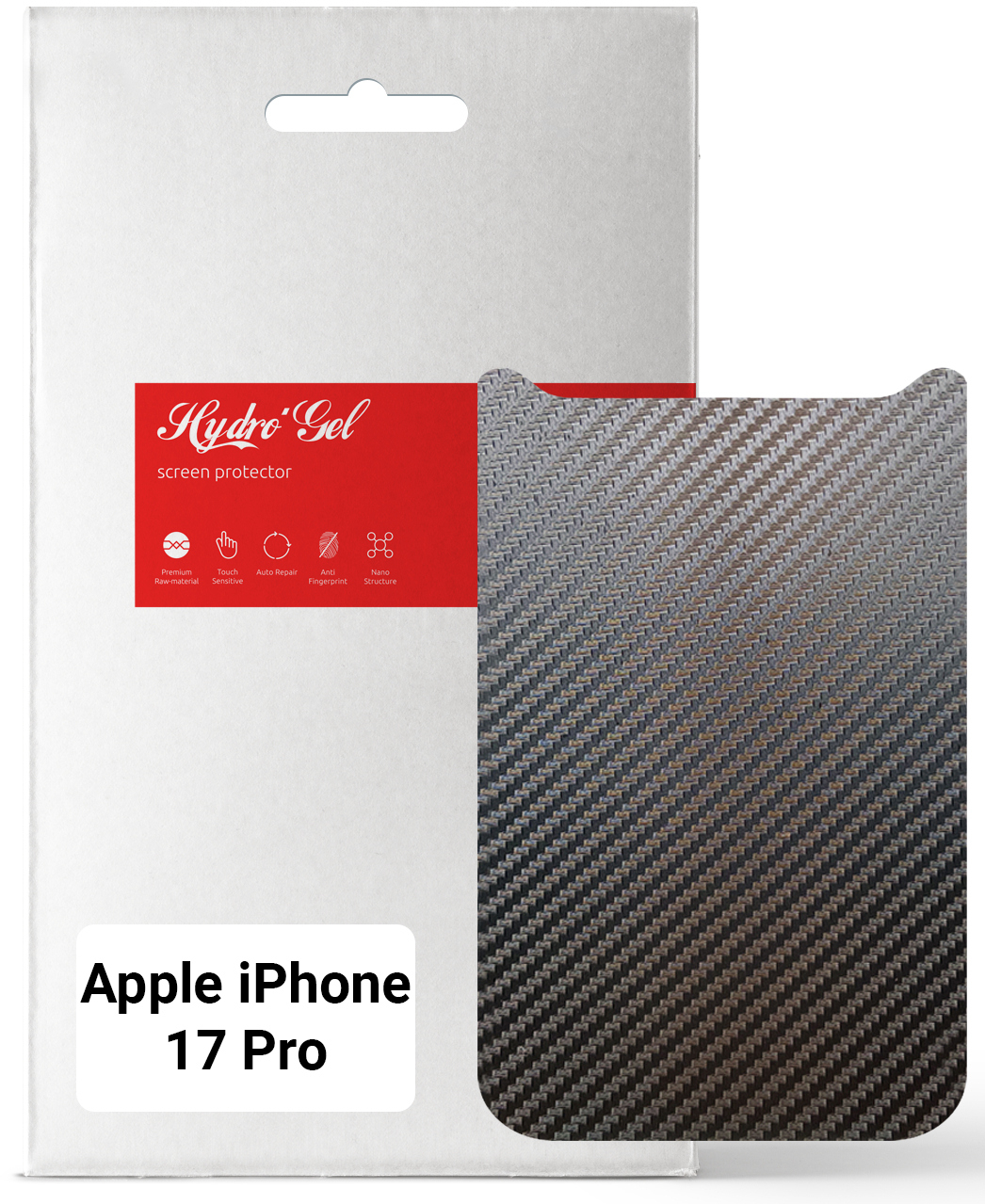 Защитная пленка для смартфона Armorstandart на заднюю панель for Apple iPhone 17 Pro Carbone (ARM86195) - Фото 1