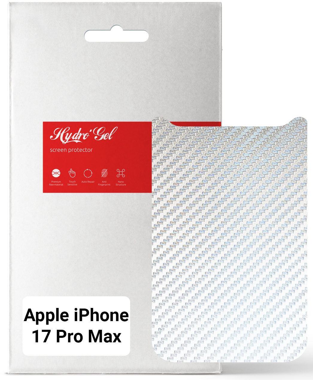 Захисна плівка для смартфону Armorstandart на задню панель for Apple iPhone 17 Pro Max Carbone Transparent (ARM86201) - Фото 1