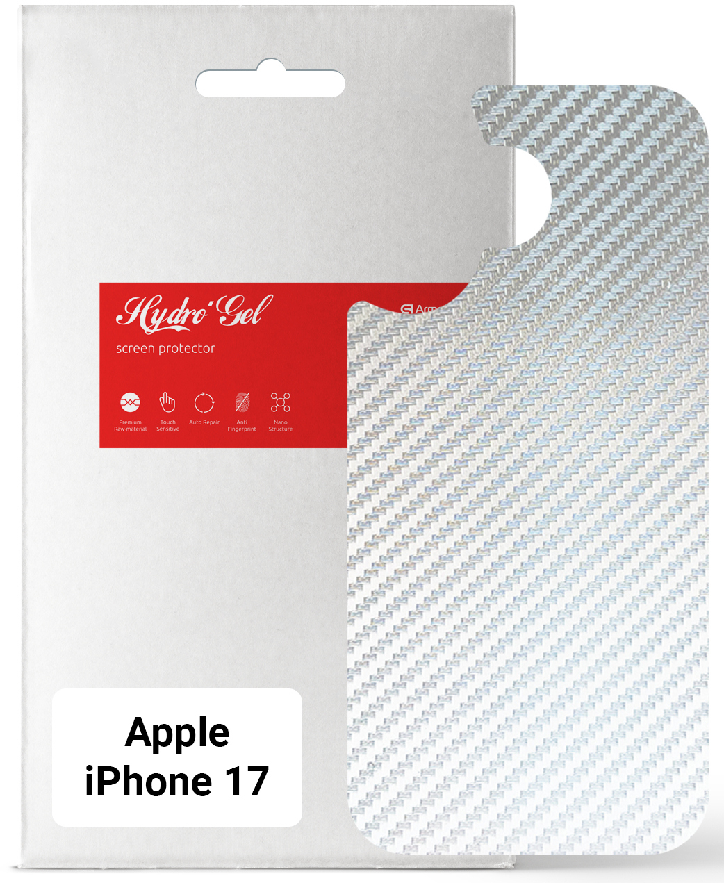 Захисна плівка для смартфону Armorstandart на задню панель for Apple iPhone 17 Carbone Transparent (ARM86193) - Фото 1
