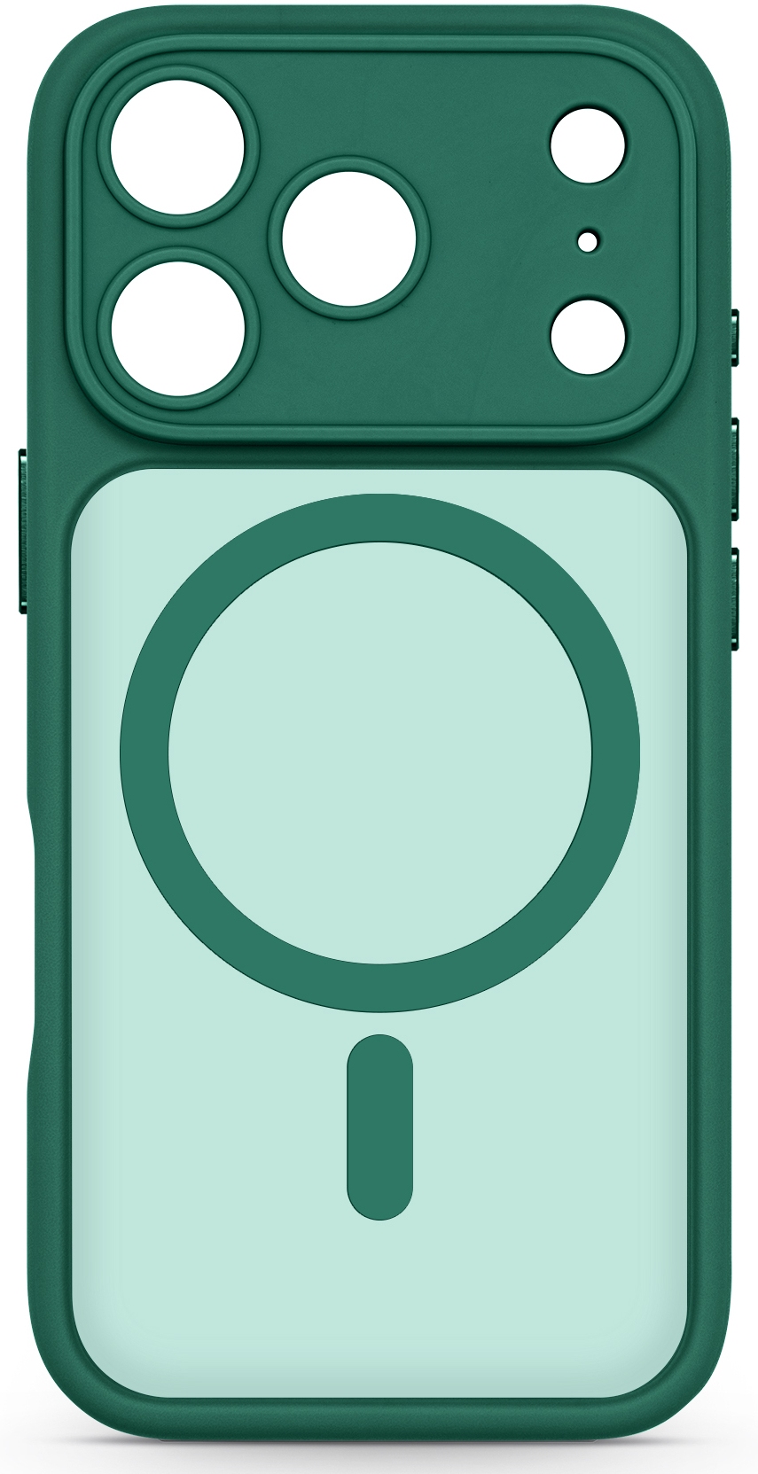 Чохол для смартфону Armorstandart Lush MagCase for Apple iPhone 17 Pro Dark Green (ARM87491) - Фото 1