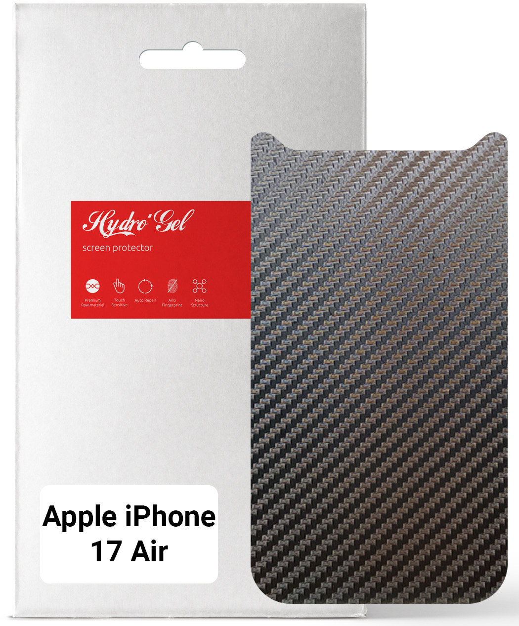 Захисна плівка для смартфону Armorstandart на задню панель for Apple iPhone 17 Air Carbone (ARM86203) - Фото 1