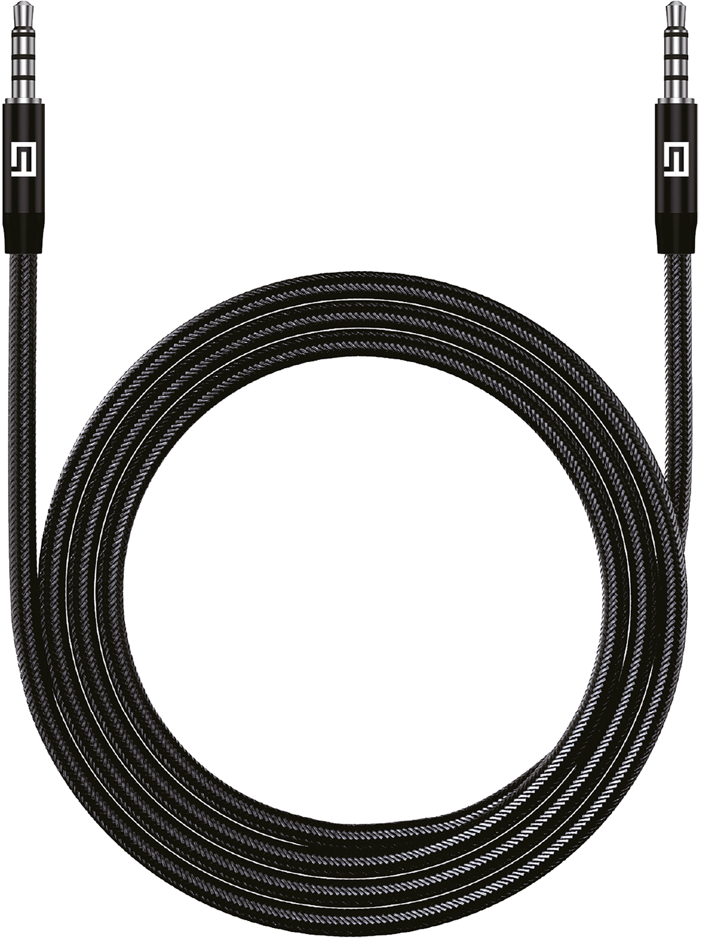 Кабель 3.5 мм - 3.5 мм Armorstandart 3.5mm (mini-Jack) Male to 3.5mm (mini-Jack) Male 1m Black (ARM76890) - Фото 1