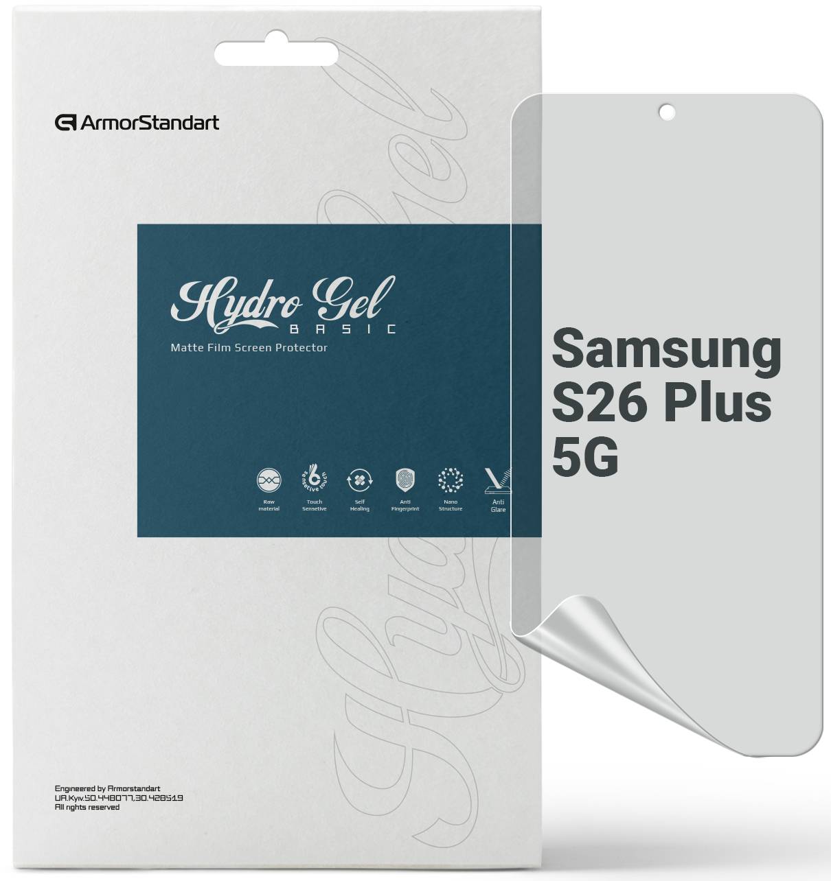 Захисна плівка для смартфону Armorstandart Matte for Samsung Galaxy S26 Plus 5G (ARM89464) - Фото 1
