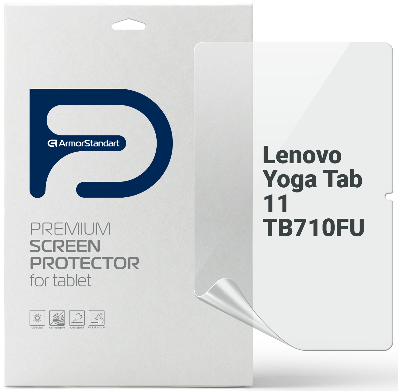 Защитная пленка для планшета Armorstandart Matte for Lenovo Yoga Tab 11 TB710FU (ARM89832) - Фото 1
