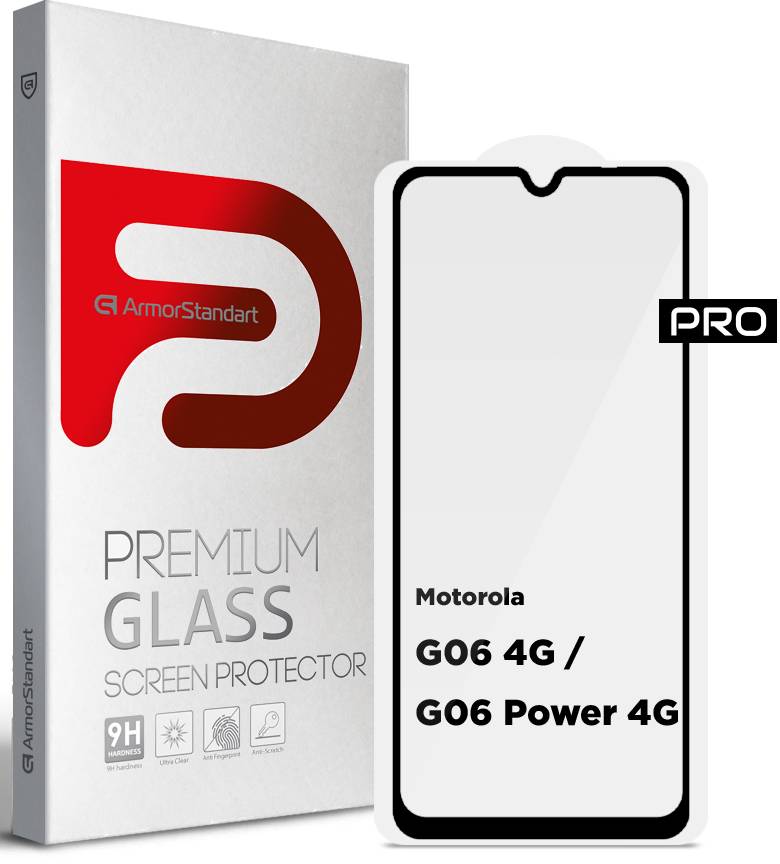 Купить Защитное стекло для смартфона Armorstandart Pro for Motorola G06 4G/G06 Power 4G (ARM89055) - Фото 1 Защитное стекло для смартфона Armorstandart Pro for Motorola G06 4G/G06 Power 4G (ARM89055) - Фото 1