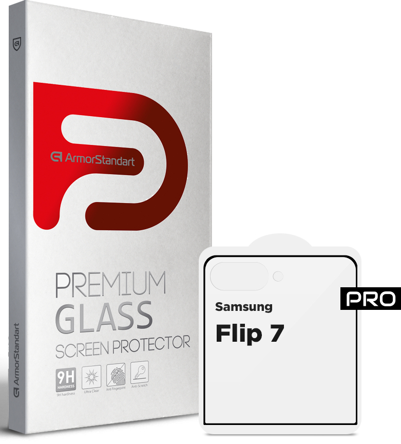 Защитное стекло для смартфона ArmorStandart Pro на внешний дисплей for Samsung Flip 7 (ARM88009) - Фото 1