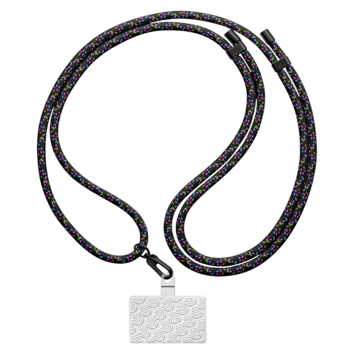 Ремешок для смартфона Armorstandart Rope Black Royalty with Clear holder (ARM76093) - Фото 1