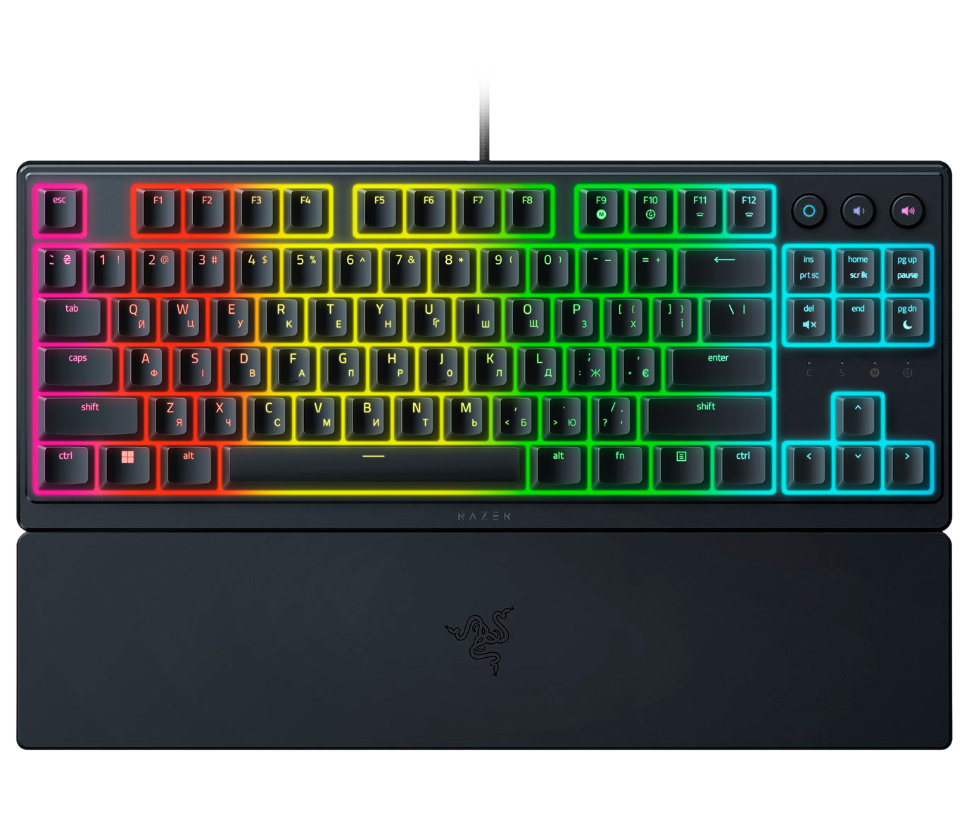 Клавиатура проводная игровая Razer Ornata V3 TKL 84key (RZ03-04881800-R371) - Фото 1