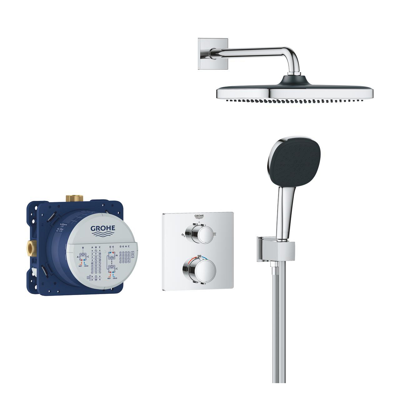 Купить Смеситель для ванной Grohe QuickFix Precision с Vitalio Comfort 250 хром (34882000) - Фото 1 Смеситель для ванной Grohe QuickFix Precision с Vitalio Comfort 250 хром (34882000) - Фото 1