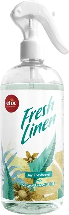 Освежитель воздуха спрей Elix Mist Dewy Linen 500 мл (5906074151561) - Фото 1