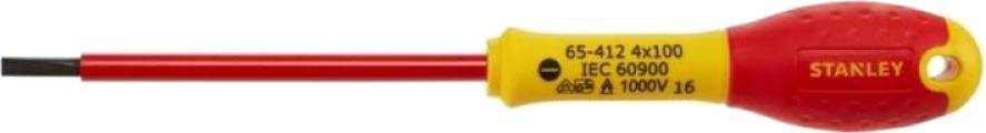 Викрутка Stanley FatMax VDE 1000V SL4х100mm (0-65-412) - Фото 1