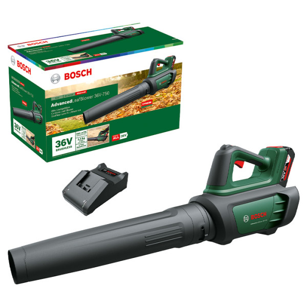 Садовый пылесос Bosch AdvancedLeafBlower 36В-750 (0.600.8C6.000) - Фото 1