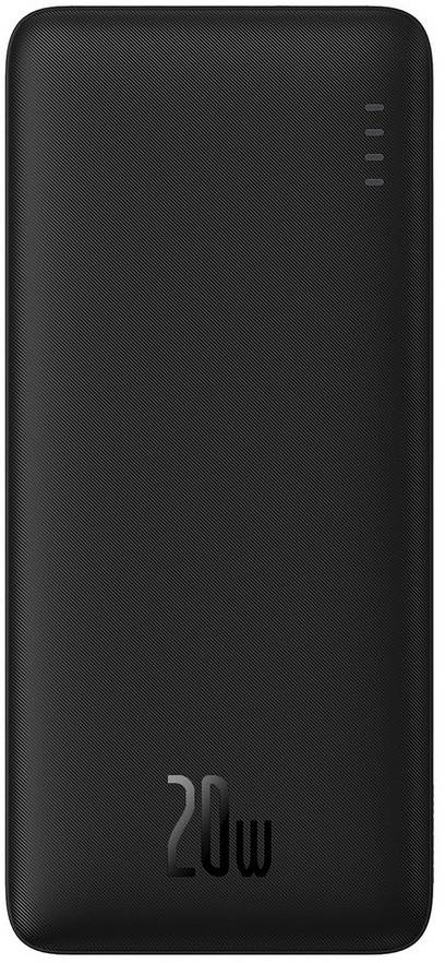 Батарея мобильная Baseus Airpow Powerbank 20W 20000mAh Fast Charge Black (P10022804113-00) - Фото 1
