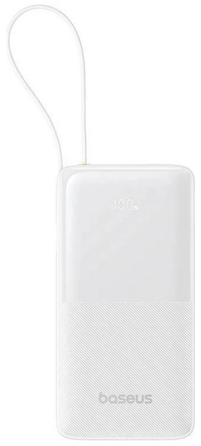 Батарея мобильная Baseus Bipow 2 20000mAh 20W with USB-C White (P10077101213-01) - Фото 1