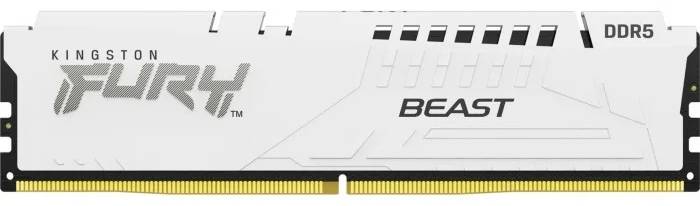 Купити Память DDR Kingston Fury DDR5-5200 32768MB PC5-41600 Beast AM5 White (KF552C36BWE-32) - Фото 1 Память DDR Kingston Fury DDR5-5200 32768MB PC5-41600 Beast AM5 White (KF552C36BWE-32) - Фото 1