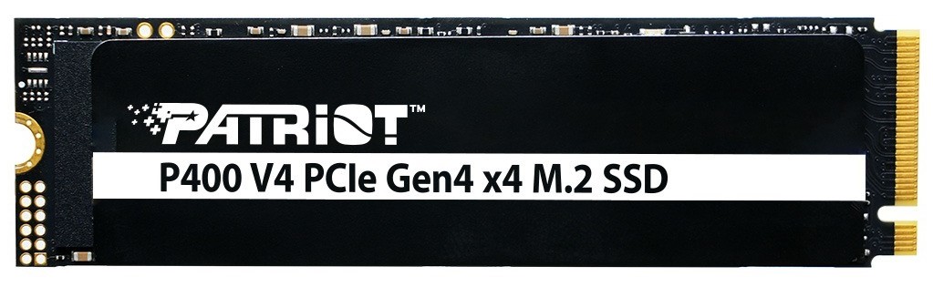 SSD-накопитель внутренний Patriot 1TB P400 V4 M.2 2280 PCIe NVMe 4.0 x4 TLC (P400VP1TBM28H) - Фото 1