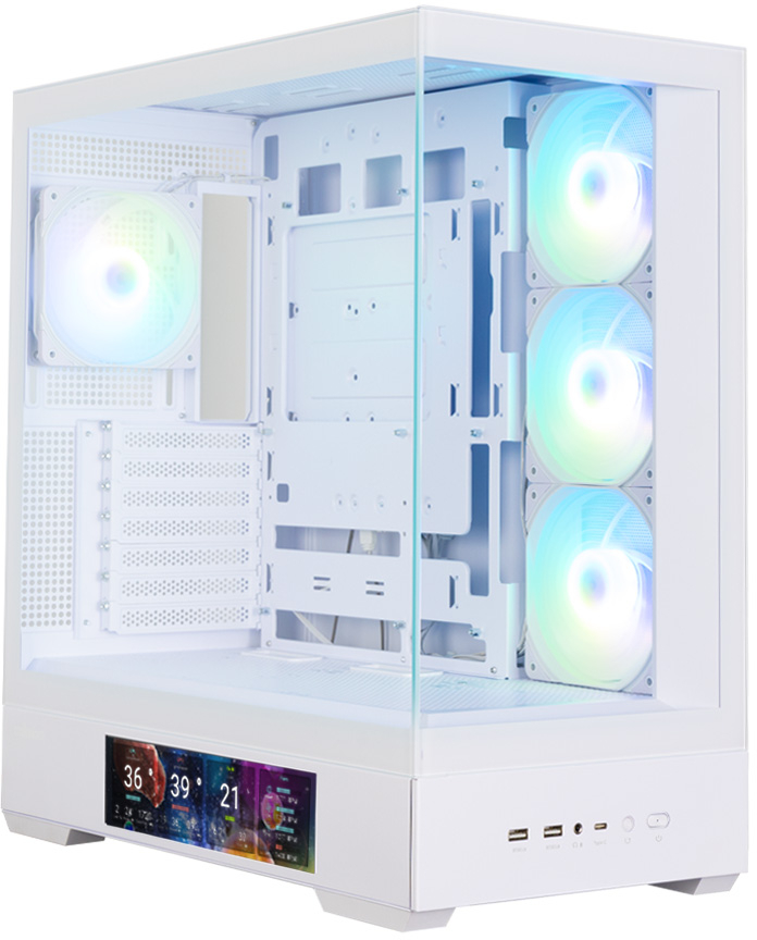 Корпус Zalman P40 DS White без БЖ - Фото 1