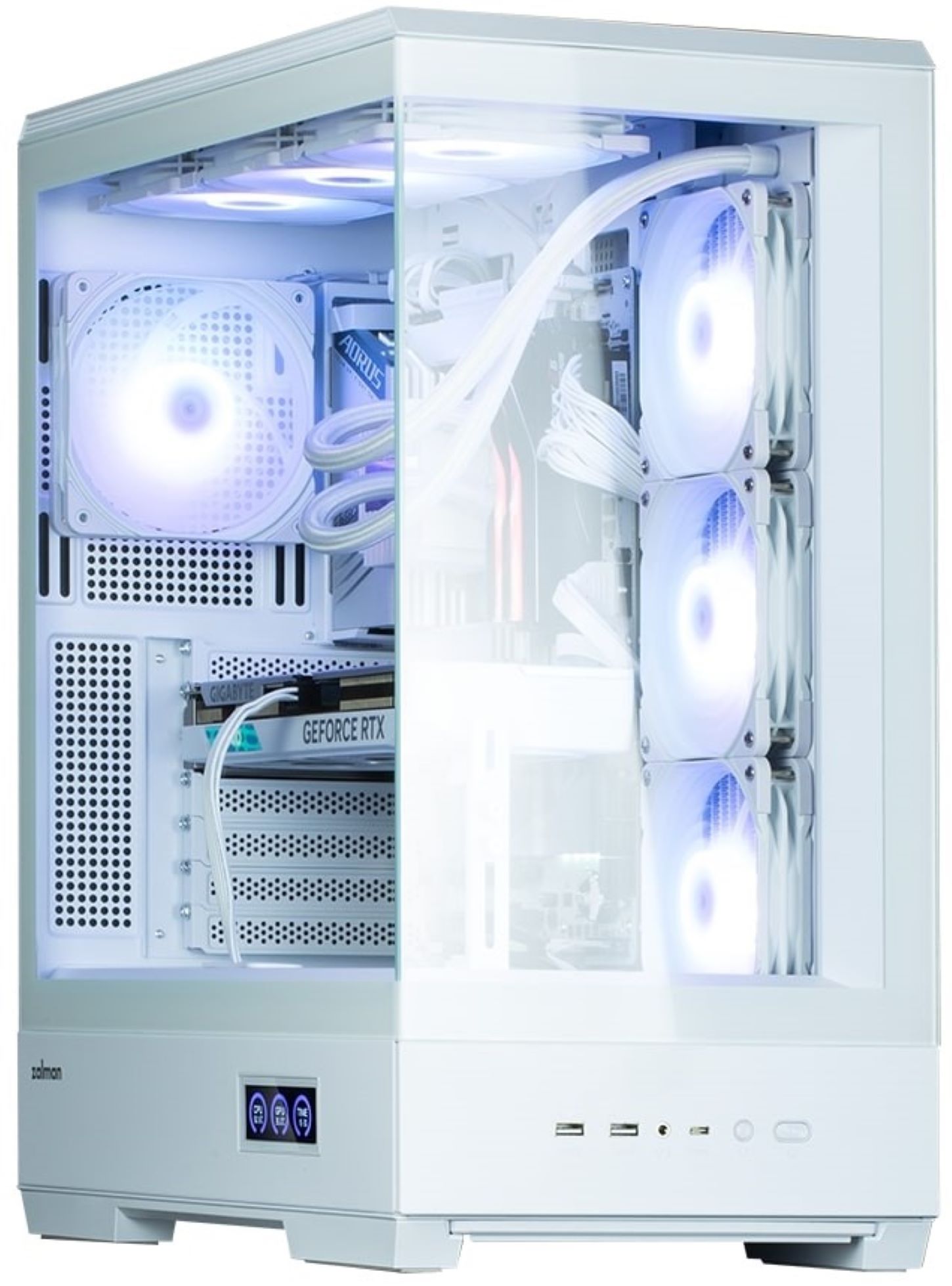 Корпус Zalman P50 DS White без БП - Фото 1