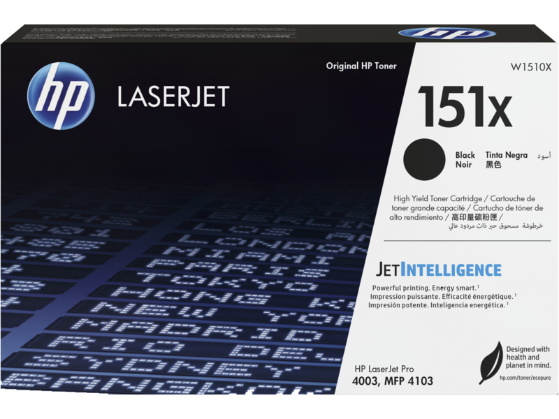 Картридж для лазерних принтерів/БФП HP 151X Black Original LaserJet Pro MFP 4103 (W1510X) - Фото 1