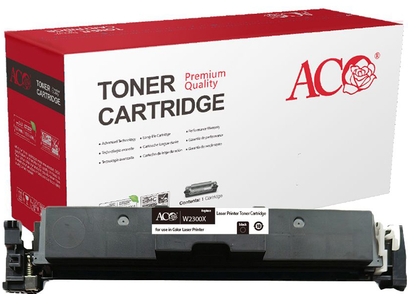 Картридж для лазерных принтеров/МФУ ACO аналог HP W2300X (HP 230X) для HP Color LaserJet Pro 4203 MFP 4303 Black max без чипа (ACO-W2300XNC) - Фото 1