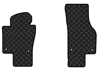 Коврики из экокожи в салон авто передние EVAtech для Passat (B7) Volkswagen 2010-2014 7 поколение Sedan EU (VW3694AL2AV4BBB) - Фото 1