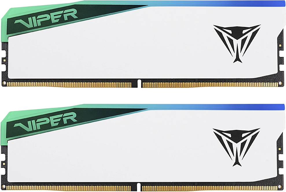 Память DDR Patriot DDR5 2x16GB/6200 Viper Elite 5 RGB (PVER532G62C42KW) - Фото 1
