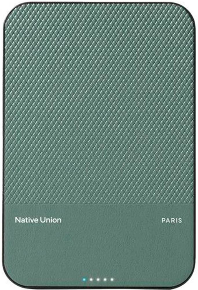 Купити Батарея мобільна Native Union Classic Magnetic Qi2 5 000mAh Slate Green (PB-5KMS-GRN-Q2) - Фото 1 Батарея мобільна Native Union Classic Magnetic Qi2 5 000mAh Slate Green (PB-5KMS-GRN-Q2) - Фото 1