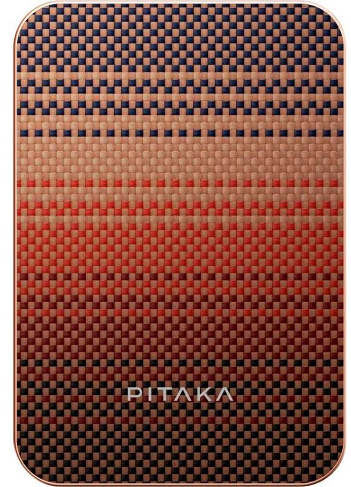 Батарея мобільна Pitaka Aramid Fiber Magnetic Qi2 5 000mAh Sunset (PBQ2402) - Фото 1