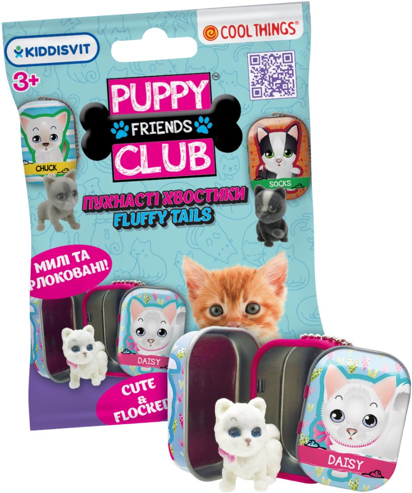 Купити Ігрова фігурка-сюрприз Cool Things Puppy Club - ПУШИСТІ ХВОСТИКИ в асортименті (PC061) - Фото 1 Ігрова фігурка-сюрприз Cool Things Puppy Club - ПУШИСТІ ХВОСТИКИ в асортименті (PC061) - Фото 1