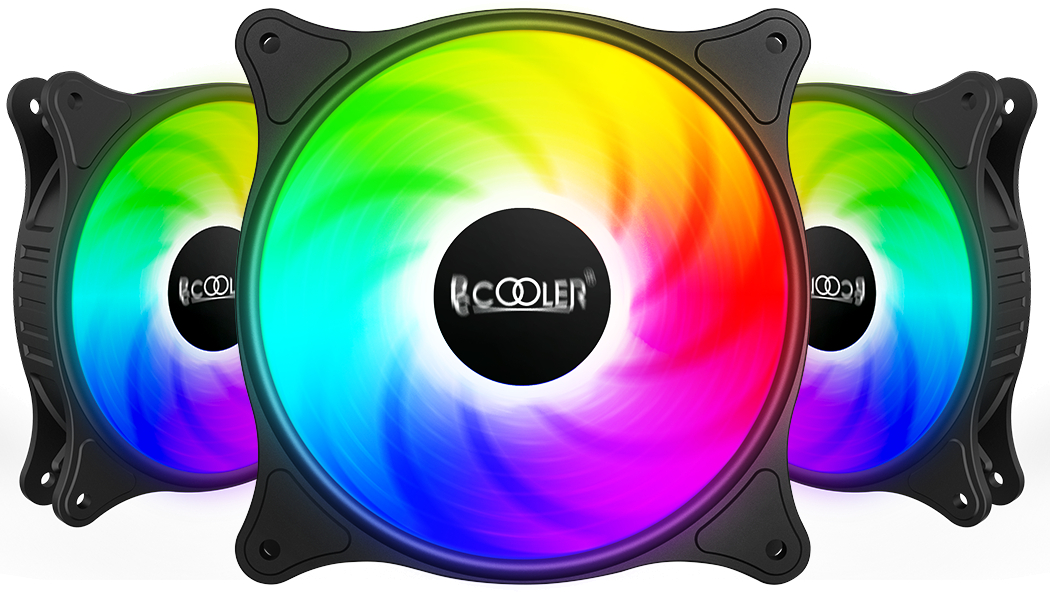 Корпусный вентилятор PCCooler FX 120 ARGB BK 3in1 - Фото 1