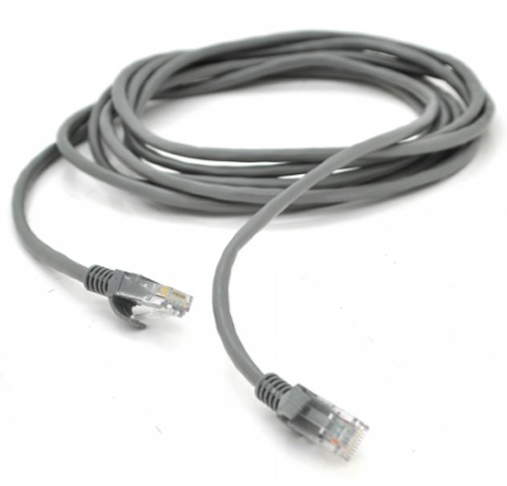 Кабель патч-корд Ritar RJ45 Cat.5e 20 m Grey (PCR-CU/20G/13086) - Фото 1